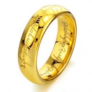 OPK Jewelry Tungsten Carbide Steel Rings The Lords Of The Rings Best Welcome Finger Jewellery - Size 12