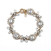 Kaariag Punkin™ Vintage Elegant Wedding Rhinestone Statement Fashion Bracelet (9.25inch)