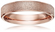 LOVE Beauties Brand New 4mm Women's Titanium Rose Gold Wedding Band Ring (5)